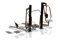 Уличный тренажер "Жим ногами Шагомер Жим от груди" УТ333 в Республике Дагестан