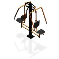 Уличный тренажер  "Жим от груди двойной" УТ204 в Республике Дагестан