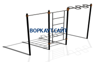 Спортивный комплекс воркаут ВС-129 в Республике Дагестан