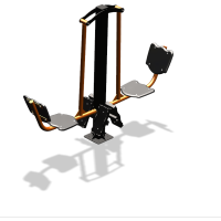 Уличный тренажер  "Жим ногами двойной"  УТ203 в Республике Дагестан