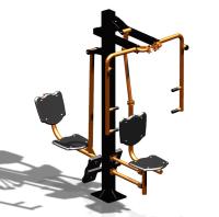 Уличный тренажер "Баттерфляй Жим ног" УТ347 в Республике Дагестан