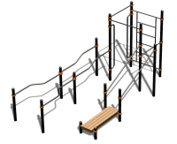 Спортивный комплекс воркаут ВС-194 в Республике Дагестан