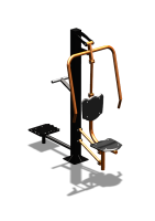 Уличный тренажер "Жим от груди Твистер" УТ328 в Республике Дагестан