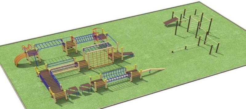 Проект спортплощадки с полосой препятствий - 1 178 100 рублей в Республике Дагестан