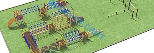 Проект спортплощадки с полосой препятствий в Республике Дагестан