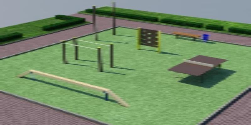 Проект спортплощадки мини спорт  в Республике Дагестан