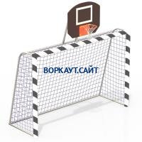 Ворота с баскетбольным щитом СИО 3512 в Республике Дагестан