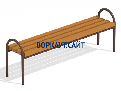Лавочка парковая МАФ 1603 в Республике Дагестан