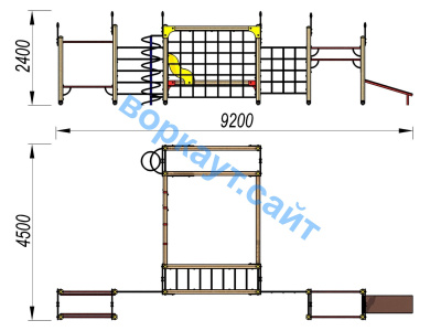 Детский спортивный комплекс ДСК 3102 в Республике Дагестан