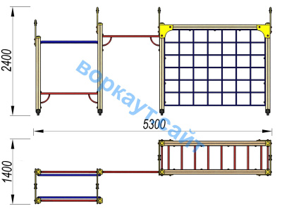 Детский спортивный комплекс Атлет ДСК 3106 в Республике Дагестан