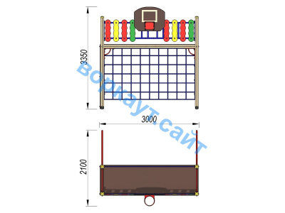 Детский спортивный комплекс ДСК 3101 в Республике Дагестан