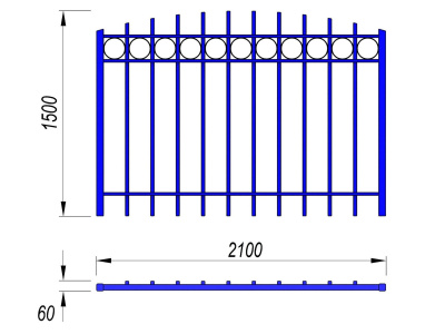 Ограждение спортивной площадки МАФ 5005 в Республике Дагестан