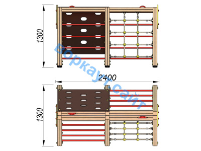Детский спортивный комплекс ДСК 3203 в Республике Дагестан