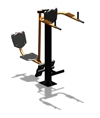 Уличный тренажер "Жим ногами Брусья Пресс" УТ329 в Республике Дагестан