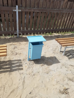 Урна с крышкой МАФ 1631 в Республике Дагестан