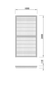 Калитка спортивной площадки МАФ 5105 в Республике Дагестан