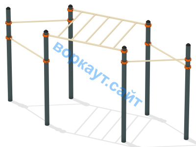 Турник разноуровневый с рукоходом ВС-26 в Республике Дагестан