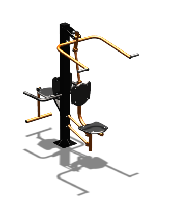 Уличный тренажер "Верхняя тяга Флекс" УТ325 в Республике Дагестан