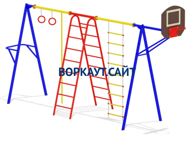 Гимнастический комплекс с баскетбольным щитом МАФ 3001 в Республике Дагестан Гимнастический комплекс с баскетбольным щитом МАФ 3001 в Республике Дагестан