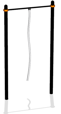 Турник с гимнастическим канатом ВС-34 в Республике Дагестан