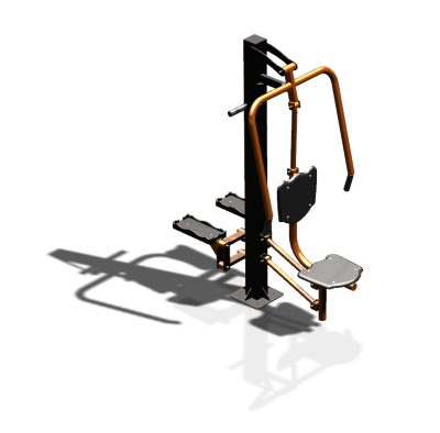 Уличный тренажер "Жим от груди Степпер" УТ342 в Республике Дагестан