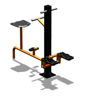 Уличный тренажер "Вело Степпер" УТ319 в Республике Дагестан
