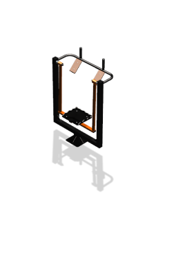 Уличный тренажер  "Маятник-пресс" УТ 104 в Республике Дагестан