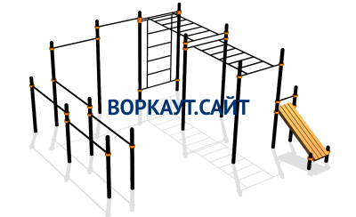 Спортивный комплекс воркаут ВС-109 в Республике Дагестан