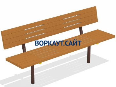 Диван уличный МАФ 1608 в Республике Дагестан