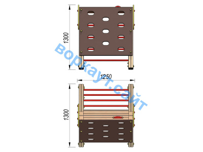 Детский спортивный комплекс ДСК 3202 в Республике Дагестан