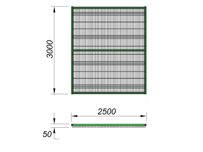 Ограждение спортивной площадки 2500х3000 МАФ 5103 в Республике Дагестан