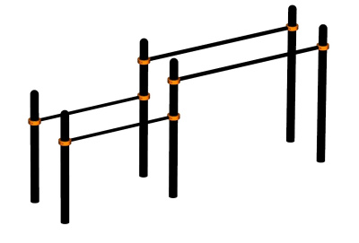 Брусья разновысокие ВС-15 в Республике Дагестан