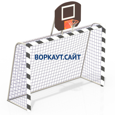 Ворота с баскетбольным щитом СИО 3512 в Республике Дагестан