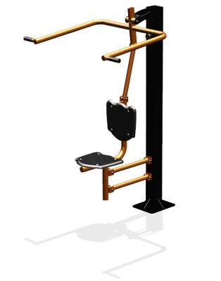 Уличный тренажер "Верхняя тяга одинарный" УТ 114 в Республике Дагестан