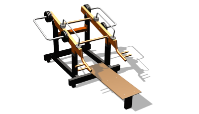 Силовой уличный тренажер  "Жим от груди"  УТ422 в Республике Дагестан
