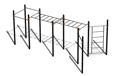 Спортивный комплекс воркаут ВС-118 в Республике Дагестан