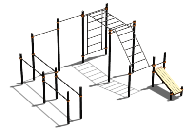 Спортивный комплекс воркаут ВС-146 в Республике Дагестан