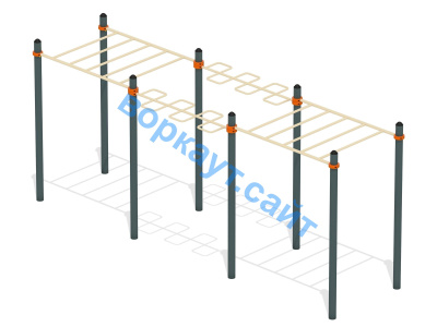 Воркаут комплекс рукоходов ВС-22 в Республике Дагестан