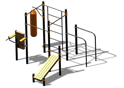 Спортивный комплекс воркаут ВС-93 в Республике Дагестан