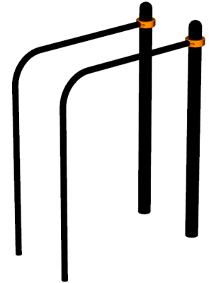 Воркаут брусья приставные ВС-39 в Республике Дагестан