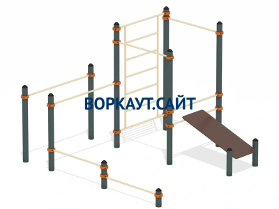 Спортивный комплекс воркаут ВС-43 в Республике Дагестан