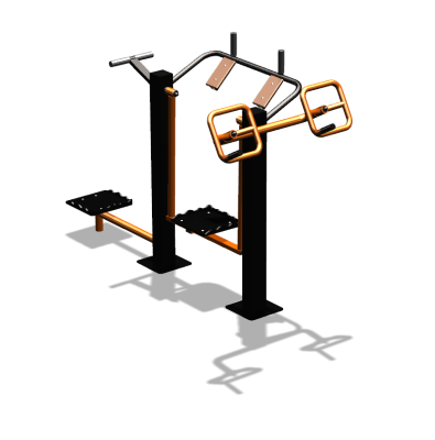 Уличный тренажер "Штурвал Пресс Супертвистер" УТ301 в Республике Дагестан