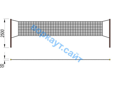 Волейбольные стойки СИО 3515 в Республике Дагестан