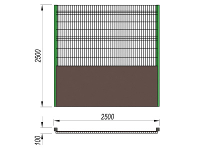 Ограждение хоккейной коробки МАФ 5202 в Республике Дагестан