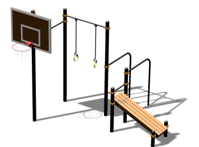 Спортивный комплекс воркаут ВС-143 в Республике Дагестан