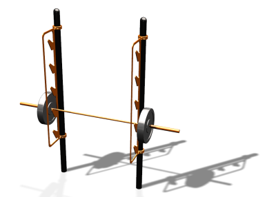 Спортивный комплекс воркаут ВС-84 в Республике Дагестан