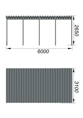 Теневой навес трибун МАФ 4130 в Республике Дагестан