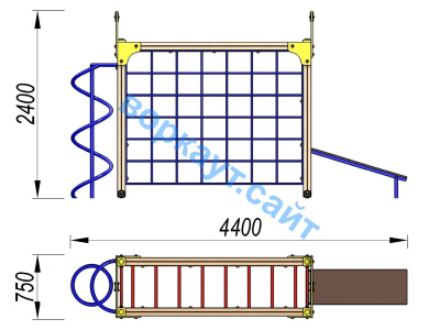 Детский спортивный комплекс Юниор ДСК 3105 в Республике Дагестан