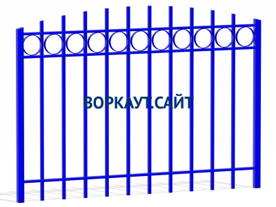 Ограждение спортивной площадки МАФ 5005 в Республике Дагестан